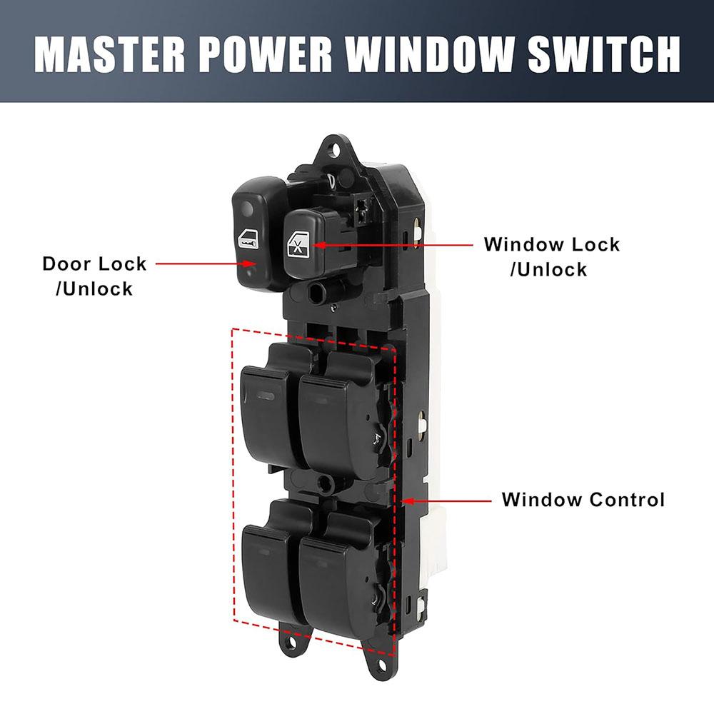 Electric Power Window Control Switch 84820-60100 For Lexus LX470 Toyota Land Cruiser