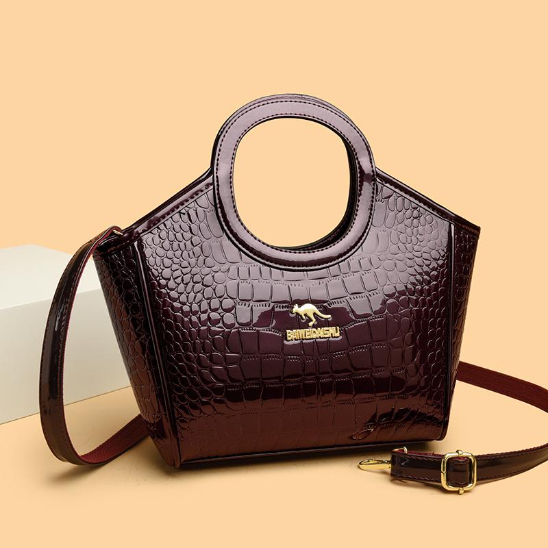 Luxury Designer Purses And Handbags Patent Leather Crossbody Bags For Women Brand Ladies Shoulder Bags New Casual Small Tote Sac