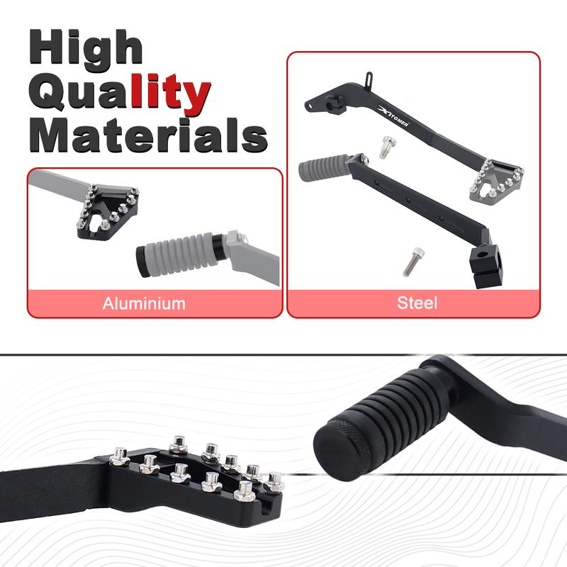 For Kawasaki KLR650 KLR 650 1987-2015 2016 2017 2018 Motorcycle Rear Foot Brake Pedal Lever Folding Gear Shifter Shift Lever