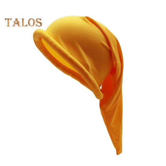 

Рождественская шапка гнома, цветная шапка для костюма гнома, влагоотводящая дышащая шапка для рождественских костюмов гнома оранжевый