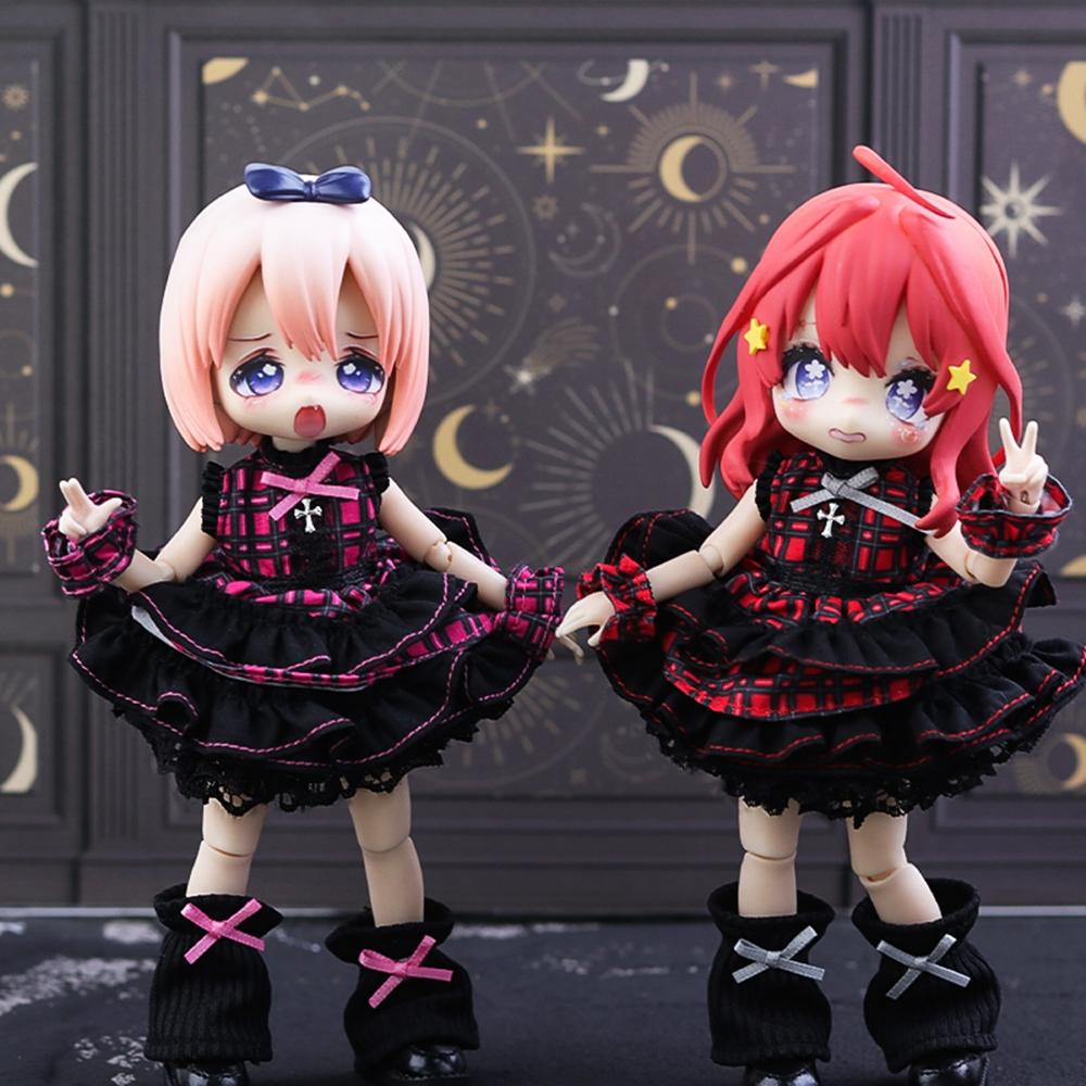 OB11 Princess Skirt Idol Uniform Cute Girl OBITSU11 Dressing Multiple Styles Multiple Colors  MOLLYS OB11 Doll Shoe Accessories