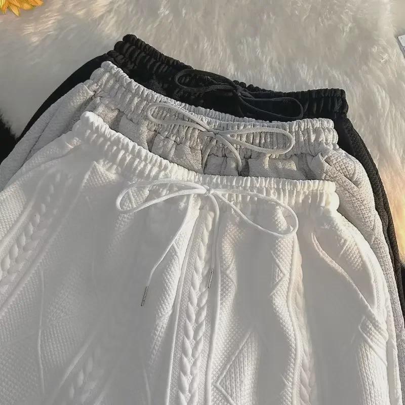 Men's Summer Waffle Polo Shirt & Shorts Set - Trendy, Loose-Fit Short-Sleeved Top and Pants Suit
