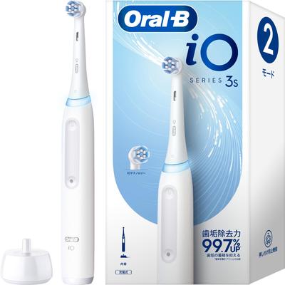 Braun iO3S and Electric Toothbrushes In Quiet White Oral-B iOG3.1C6.0
