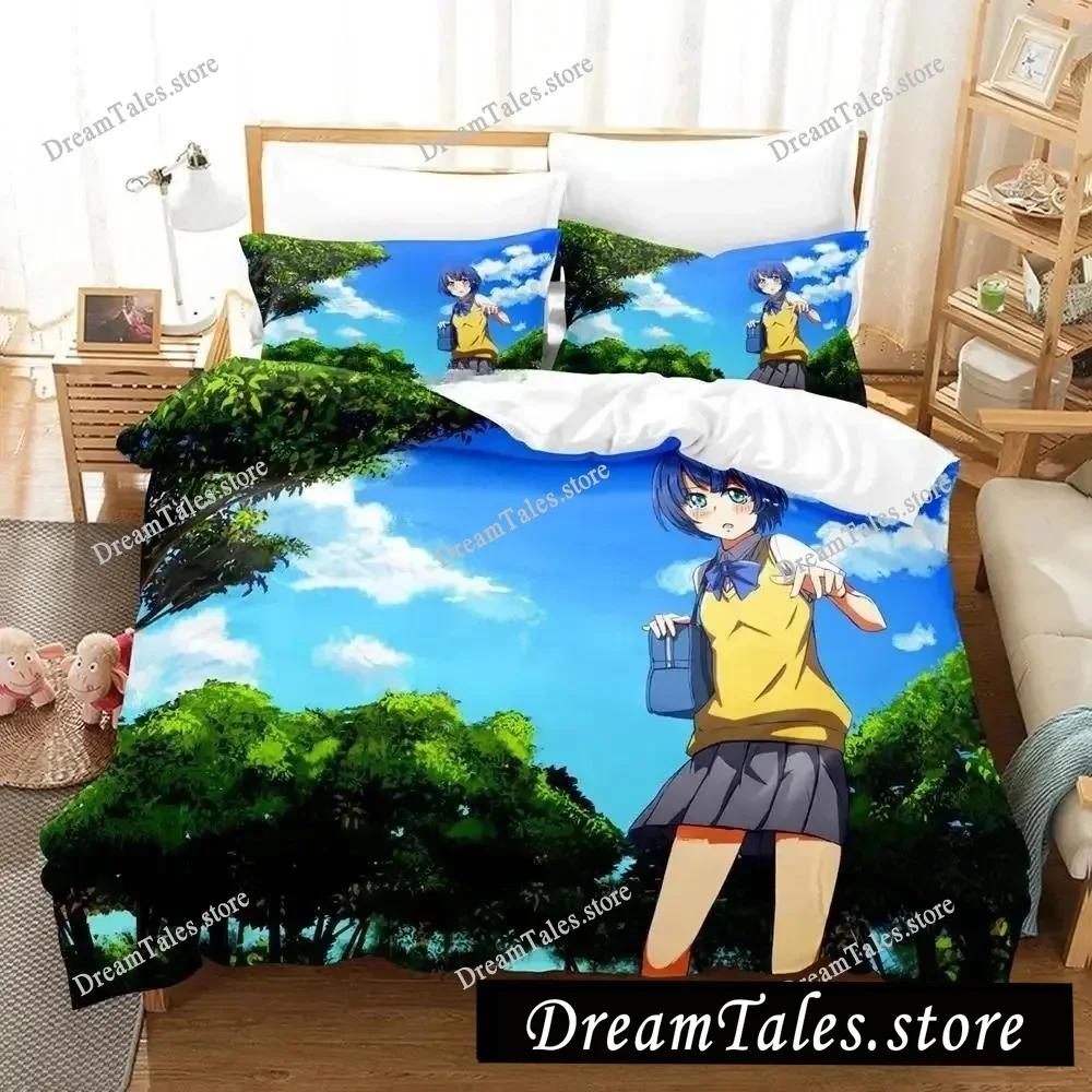 Anime Kawaii Waiting in The Summer Bedding Set Boys Girls Twin Queen Size Duvet Cover Pillowcase Bed Kids Adult Home Textile