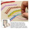 Embroidery Needle Guide With 143 Stitches Sewing Practice Guide Embroidery Stitches Book Hand Sewing Guide For Beginners