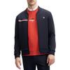 Fila Letter Zip Baseball Collar Long Sleeve Jacket Men Jacket Legendary-Blue F11M411501F-NV