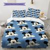 Fun and Quirky Mickey Mouse Themed Print Bedding Set, Comfortable and Warm, The Perfect Choice To Decorate A Child's Bedroom.