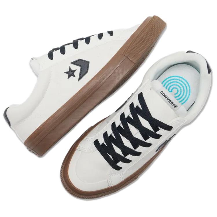 Converse Sport Casual Comfortable Versatile Low-Top Skate Shoes Unisex Sneakers White A13787C