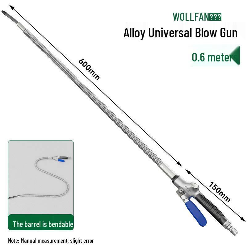 Pneumatic Air Duster Gun with High-Pressure Blow Pipe