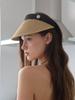 Sioleu Moa Twist Sun Visor Hat_Black Wood