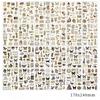 24pcs Vintage Stickers Book Adhesive Diy Hand Account Diary Album Scrapbooking Junk Journal Supplies