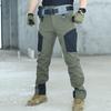 Mens Softshell Pants With Fleece Lining Warm Windproof Outdoor Cargo Trousers Winter Hiking Camping