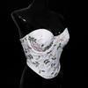 Embroidered Fishbone Steel Ring Backless Strap Top - Sexy, High-End Design