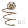 Brass Hair Dryer Holder Antique Retro Style Blow Dryer Rack  Bathroom Salon Barber Shop