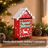 Freestanding Wooden Christmas Mailbox Long-Lasting Santa