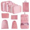 7-Piece Travel Storage Bag Set for Clothing and Luggage Organization