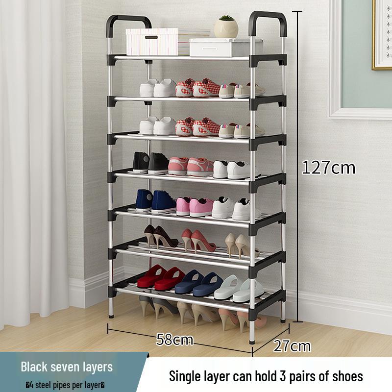 Multi-layer Minimalist Shoe Rack for Home or Dorm Assembly