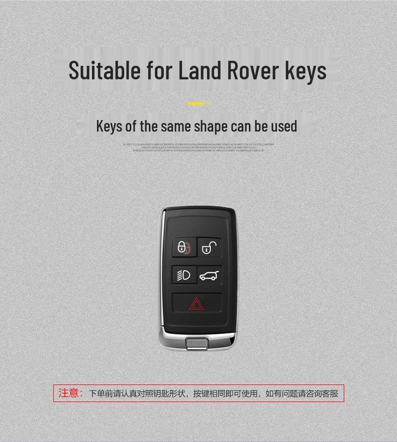 Land Rover Key Case for Range Rover, Evoque, Velar, Defender, Discovery, Sport, Freelander