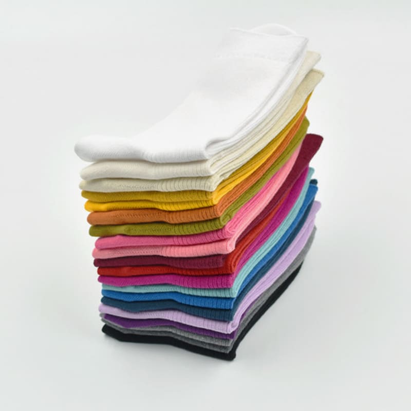 UNBDAY Women's 2-1 Gold Color Socks