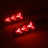 2pcs Motorcycle Flowing Water LED Turn Signal Light Indicator Lamp Arrow Flash Warning Universal Motorcycle Tail Flasher