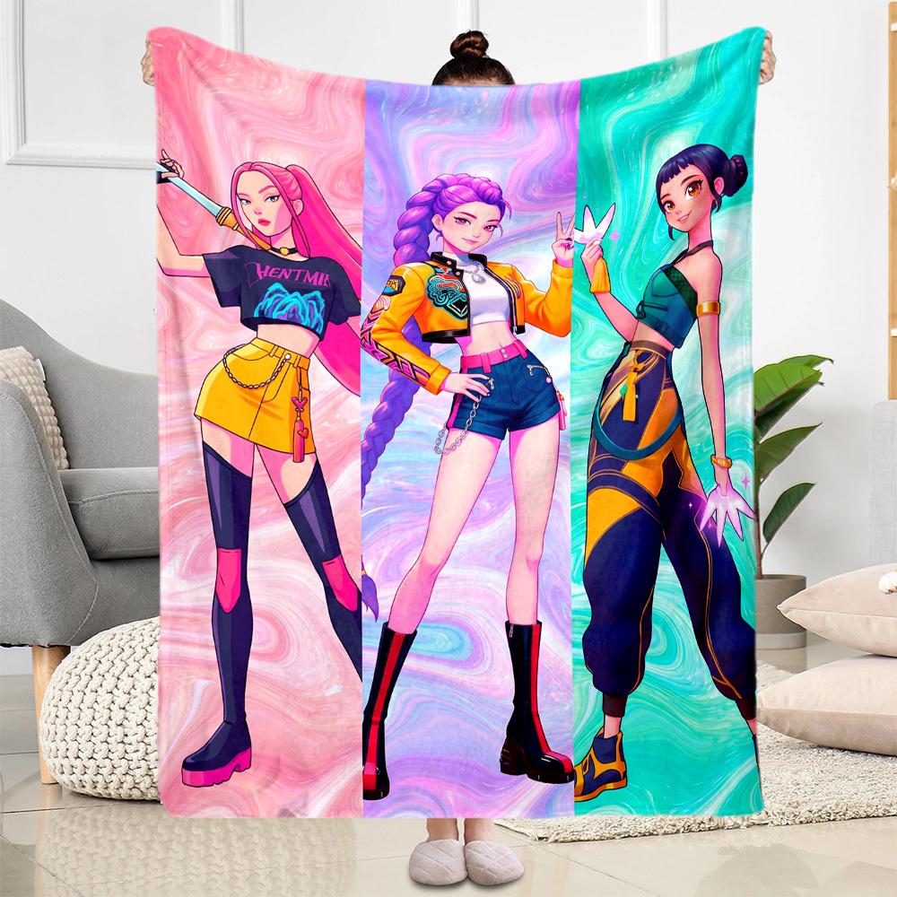 Galactic Glamour Squad Blanket Soft Warm Cozy Perfect for Sofa Couch Livingroom for All Occasions Modern Best Holiday Gift for Friends Family