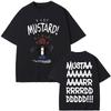 Rapper Kendrick Lamar Is Not Like Us Wearing Mustardprinted Pure Cotton Tshirts Men Hiphop Pop Music Shortsleeved Tops
