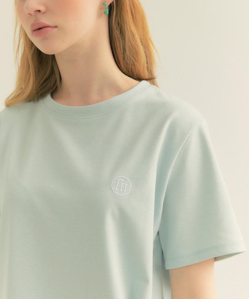THEFRHT Standard Logo Round Neck T-Shirt Mint