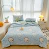 Summer Lightweight Quilt Wrinkle Resistant Washed Cotton All Season Comforter Single Double Bed Air Conditioning Duvet