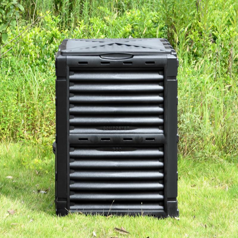 Large Capacity Outdoor Compost Bin for Yard Waste and Lawn Clippings
