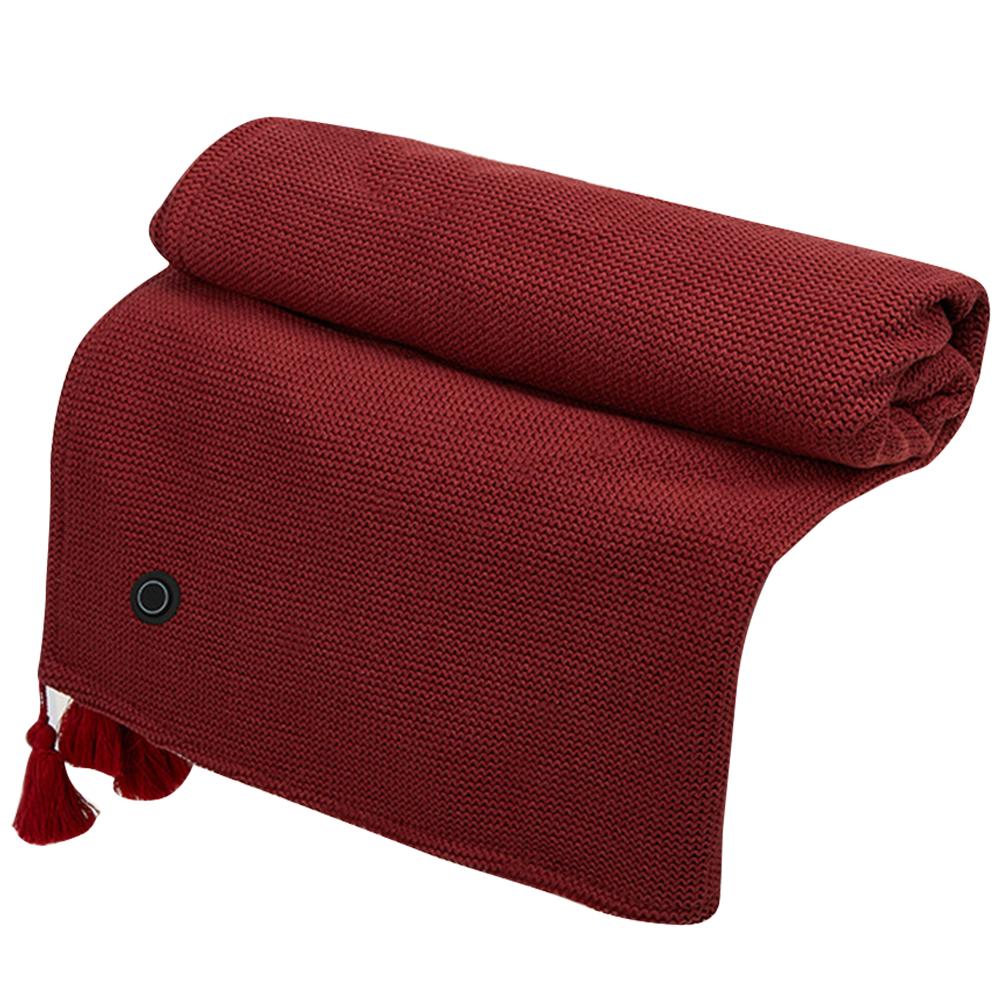 Body Warmer Blanket Zipper Coral Velvet Blanket Portable Quickly Heated Cape Pad