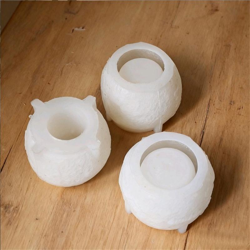 Silikon Kerzenbecher Pflanzgefäßform zum Basteln Wiederverwendbare Hitzebeständige Materialien für Kinder und Heimdekorationsprojekte