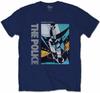 Offizielles The Police Flaschenpost Herren Blau T-Shirt The Police Klassisches T-Shirt