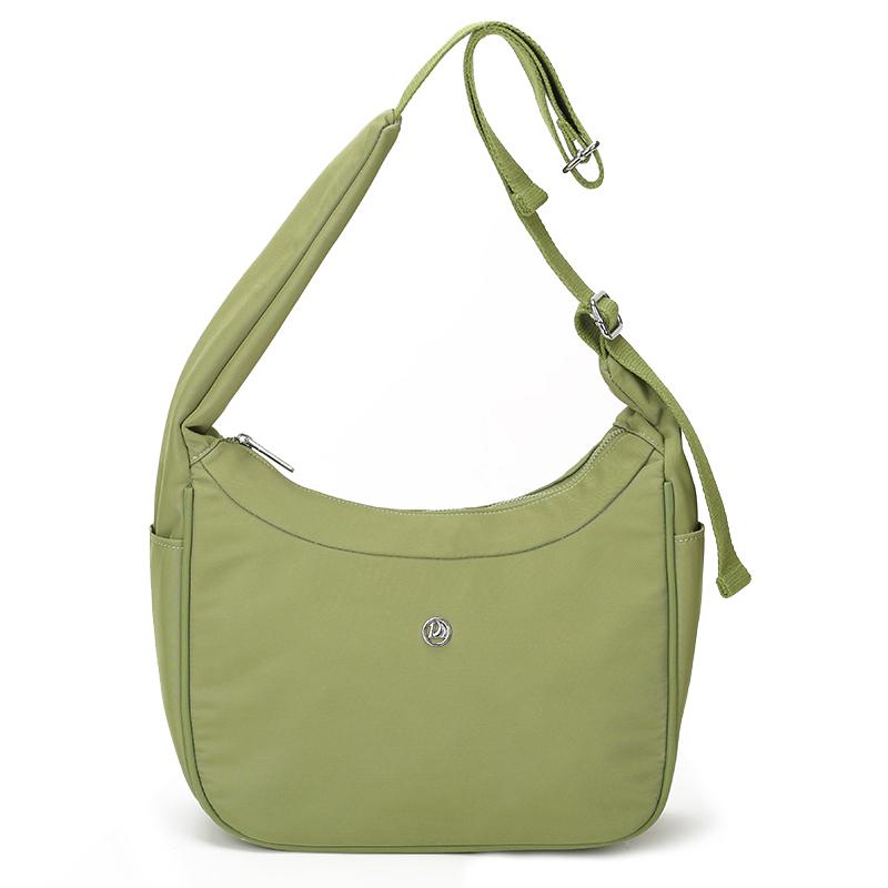 Solid Color Lightweight Shoulder Bag Women's Crossbody Bag Student Class Bag