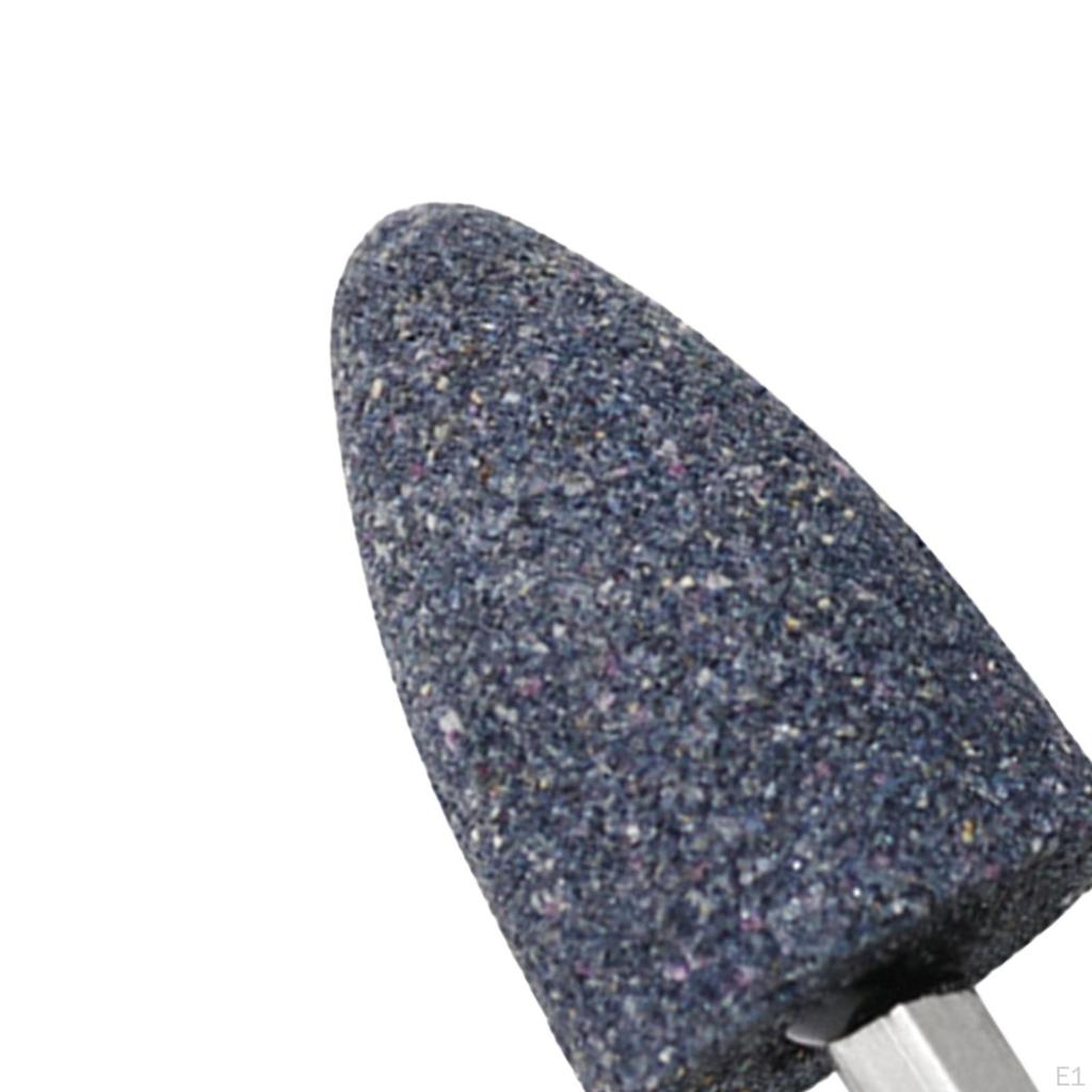 2 Pieces Grinding Head Hexagonal Shank Sharpening Wheel Abrasive Bits with Chrome Corundum Material