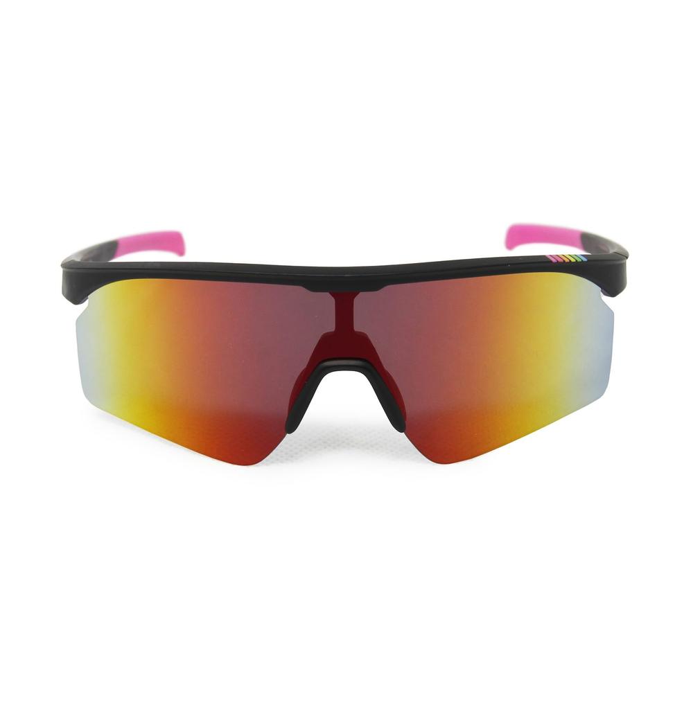 Sonnenbrille RPJ ZACK Schwarz Matt Laser Rot Glas Einheitsgröße [RUDYPROJECT] (RPJ) Rahmen/Multi
