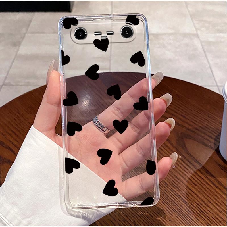 Per Tecno Spark Slim 2025 Custodia Trasparente Lusso Carino Coniglio Amore Silicone Morbido TPU Cover Posteriore Custodia per Telefono Tecno Spark Slim 4G KM7k
