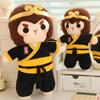 Black Wukong Doll Plush Toy Journey To The West Mythical Monkey King Doll Children Throw Pillow Holiday Gift