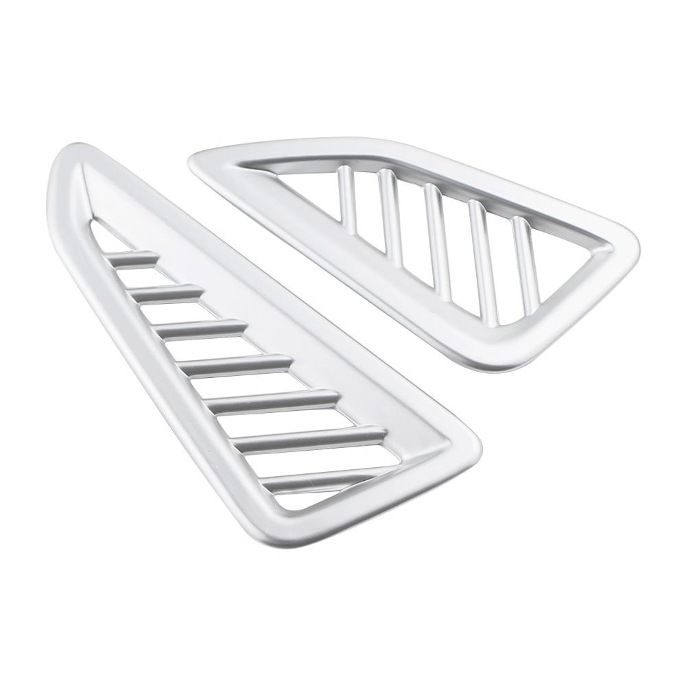 

2 шт. АБС Накладка на дефлектор воздуховода кондиционера автомобиля Наклейка Накладка для Toyota Corolla Cross XG10 2021-2023 LHD Аксессуары серебряный