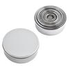 8", 6", 4" Round Stainless Steel Mousse and Cake Ring Set - Tall Baking Tools & Donut Mold