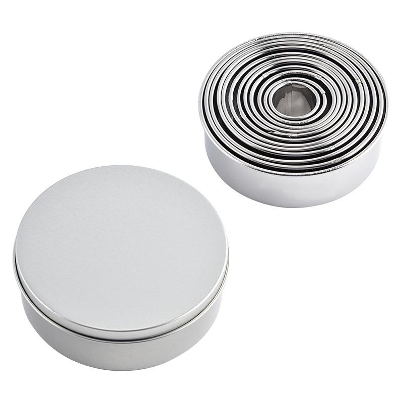 8", 6", 4" Round Stainless Steel Mousse and Cake Ring Set - Tall Baking Tools & Donut Mold
