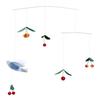 Cherry Bird Flenstedt Stylish Interior Decoration for Ceiling Scandinavian, Danish-made Mobile, Babies, Hanging.