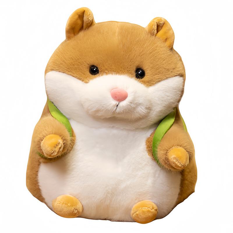 Cute Cute Little Hamster Doll Plush Toy Squirrel Doll Children's Company Soothing Doll Birthday Gift