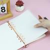 A5 A6 A7 5Pcs Binder Pockets Binder Zipper Folders for 6 Ring Notebook Divider Page Waterproof PVC Leaf Document Filing Bag