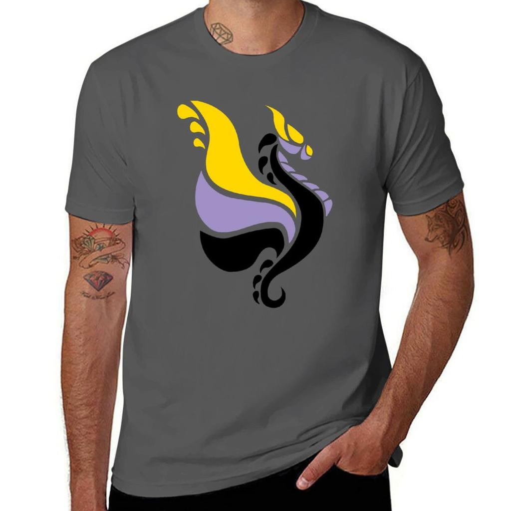 Sea Dragon Enby Tshirt Perforunisexce Workout Short Sleeve Tee