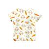 Children's Animal Print Crew Neck Short Sleeve Casual Loose Fit T Shirt Top for Kids Soft Comfortable Fabric Suitable for Everyday Wear