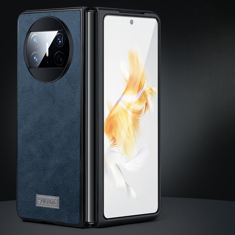 

Подходит для чехла для мобильного телефона Huawei MateX6 Тонкий и легкий Huawei Полностью закрывающий Противоударный X5 Бизнес X3 Мужской Простой Складной Кожаный Чехол Huawei Mate X3