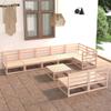 Day and Night - Day and Night Garden Furniture Set 9 Pieces Solid Pine Wood