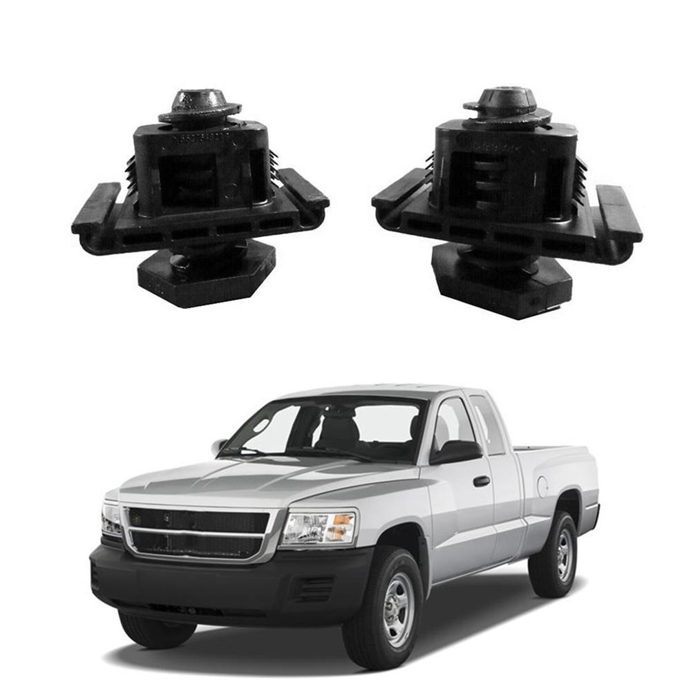 2x Adjustable Hood Stop Bumper Buffer For Dodge Dakota RAM 1500 2500 55276482AB