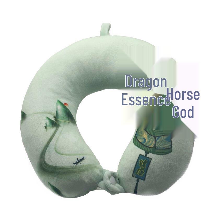 Almofada de Viagem em U para Pescoço e Costas para Escritório, Avião e Carro