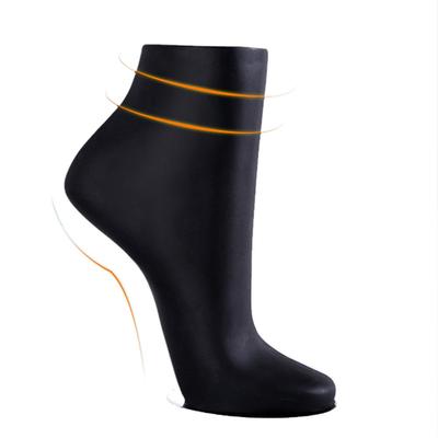 Unisex PVC Manken Ayak Halhal Çorap Sergileme Beyaz/Siyah/Doğal